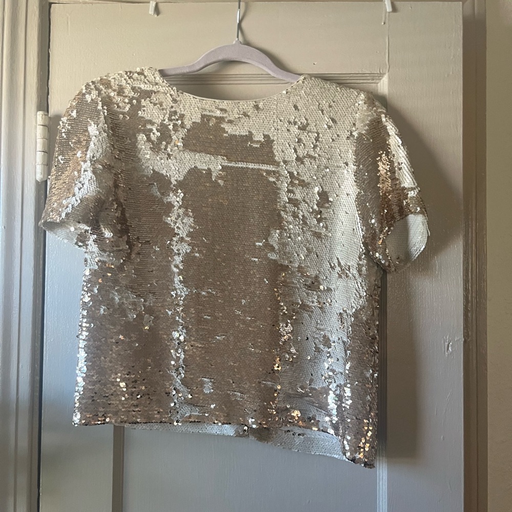 Ark and Co Sequin Top